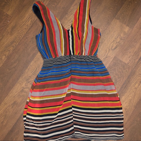 Zealous Striped Dress | Size Medium | M - Picture 2 of 6